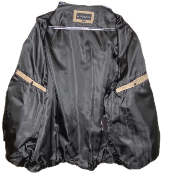 M. Julian for Wilson Leather Bomber Jacket Sz XXL - Picture 3 of 7